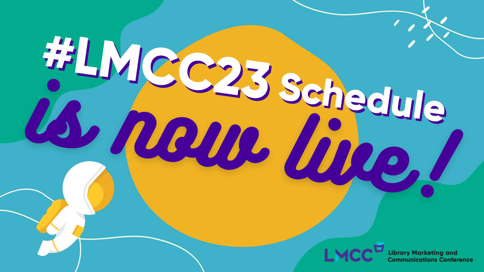 #LMCC23 Schedule is now live!